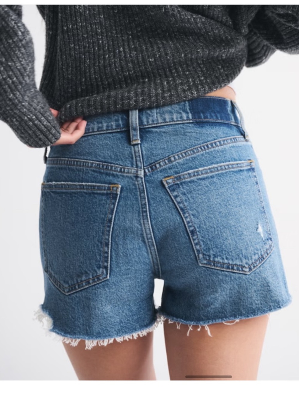 High Waisted Jean Shorts